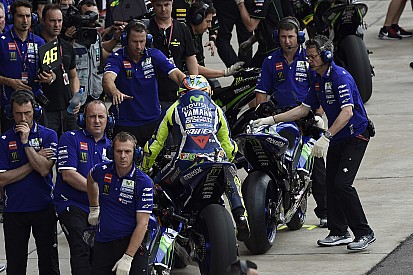 Valentino Rossi ou la difficulté de gérer les courses flag-to-flag
