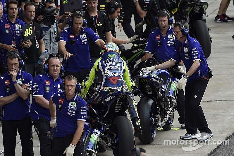 Valentino Rossi ou la difficulté de gérer les courses flag-to-flag
