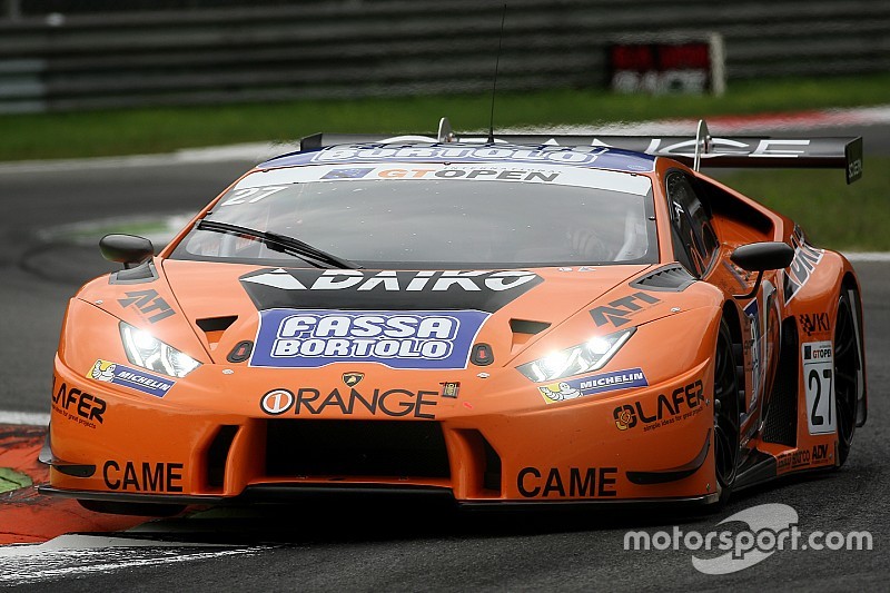 #27 Orange 1 Team Lazarus Lamborghini Huracan GT3: Thomas Biagi, Fabrizio Crestani