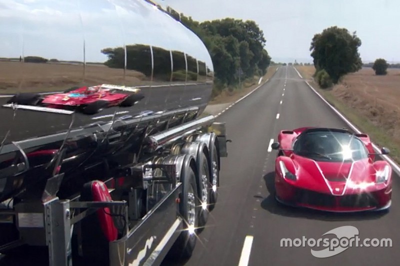 Vidéo - Vettel remonte l'histoire de Ferrari au volant de la LaFerrari Aperta