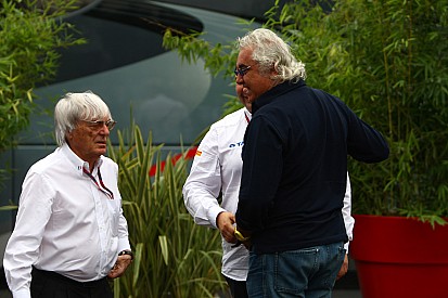 Briatore y Ecclestone celebran la victoria de Donald Trump