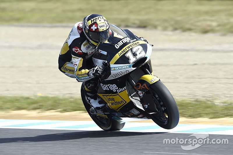 【Moto2バレンシア】FP1:ルティがトップタイム。中上は転倒喫す