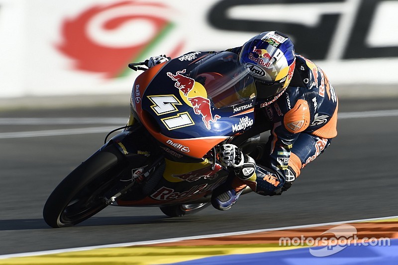 Binder met afstand het snelst in warm-up GP Valencia