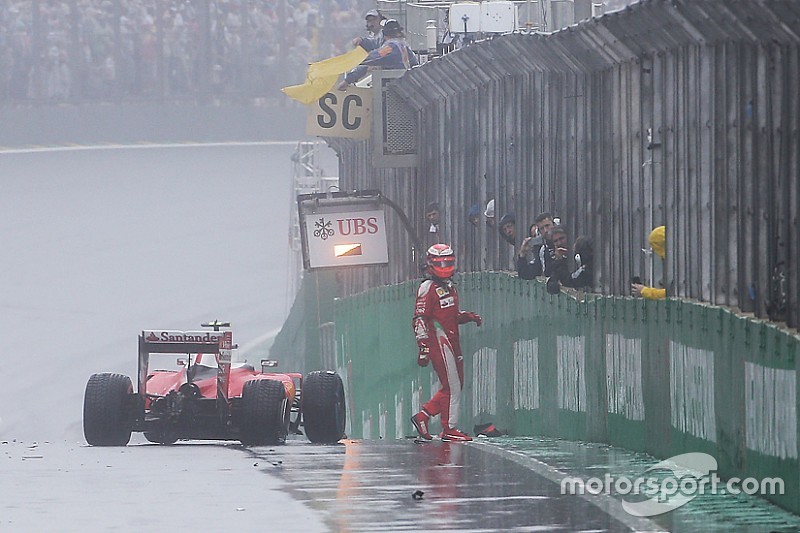 Räikkönen - Plus d'aquaplaning qu'avant avec ces pneus pluie