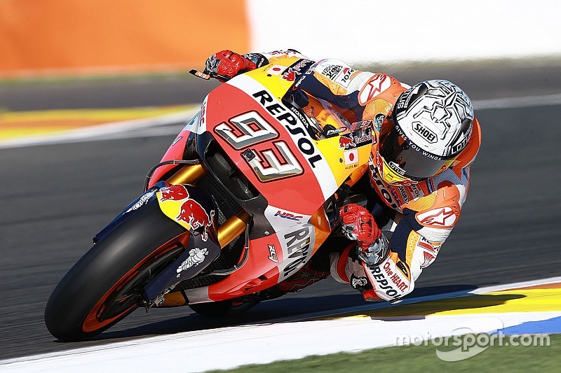 Test Valencia, Day 2, Ore 13: le due Honda davanti dopo la bandiera rossa