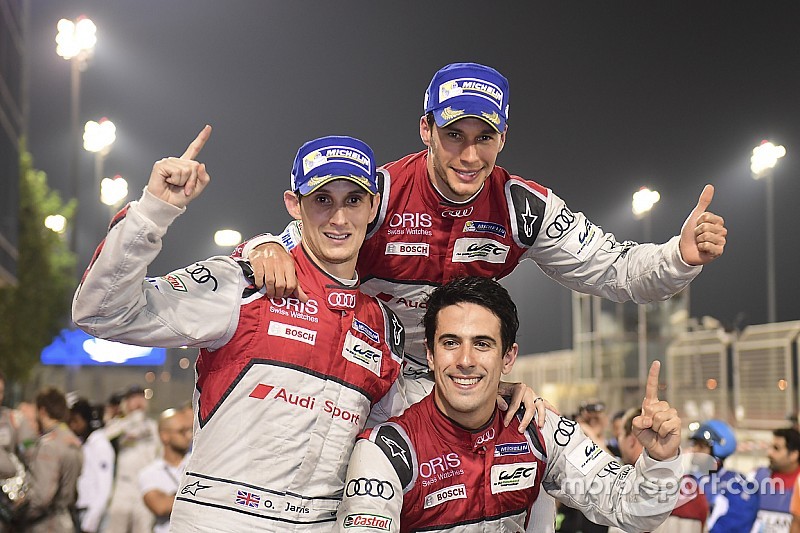 Racewinnaars #8 Audi Sport Team Joest Audi R18: Lucas di Grassi, Loic Duval, Oliver Jarvis