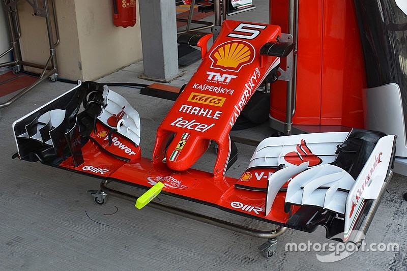 Technique - Une sonde fixée sur l’aileron avant des Ferrari
