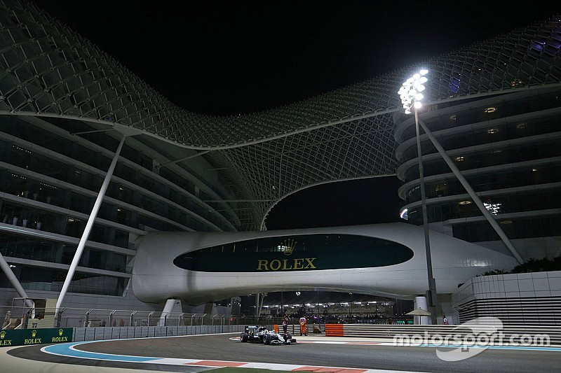 Grid start balapan GP Abu Dhabi 2016