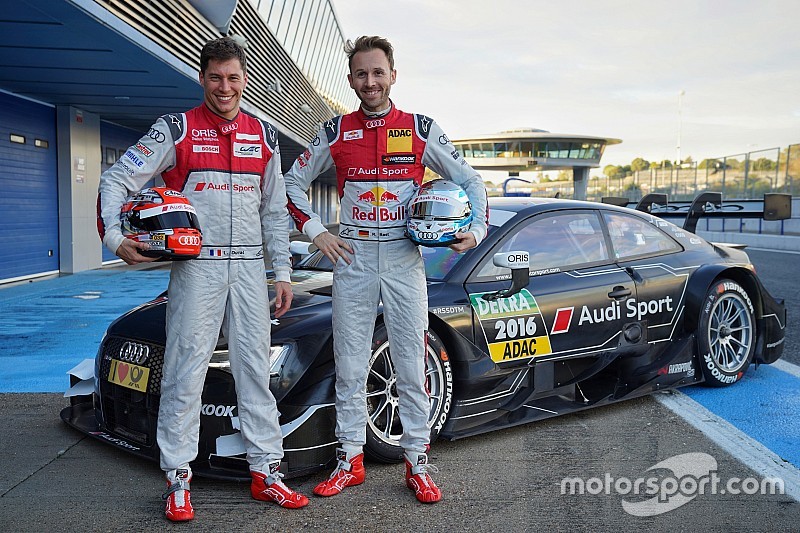 Loic Duval, René Rast, Audi RS 5 DTM Test Car