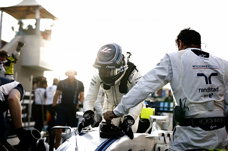 Valtteri Bottas, Williams, on the grid