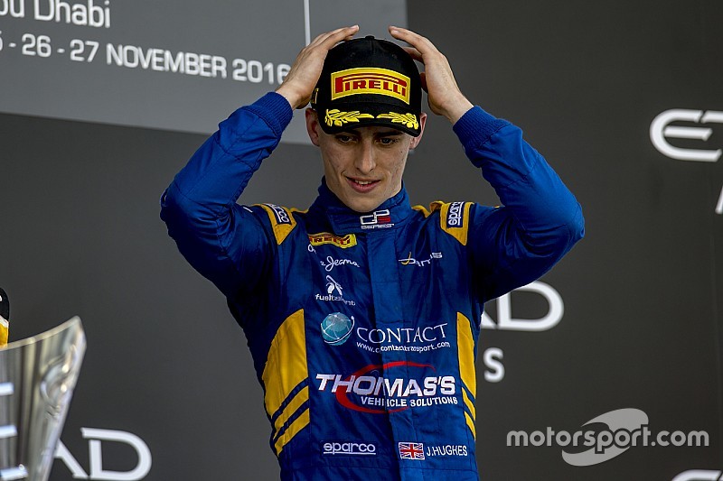 Jake Hughes passa in Formula 3 nel 2017 con la Hitech GP