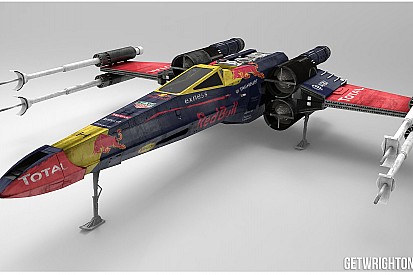Galeria: Red Bull e Ferrari como naves de Star Wars