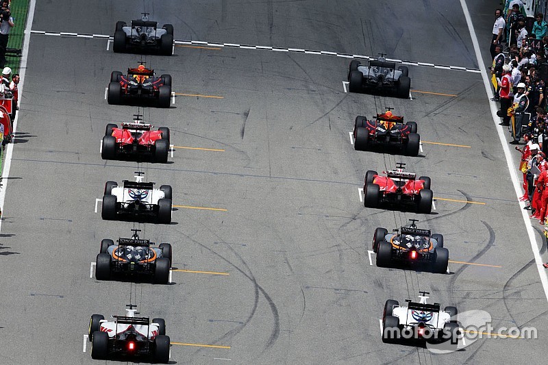2016 F1 sezonunda pilotlarının ortalama grid pozisyonu