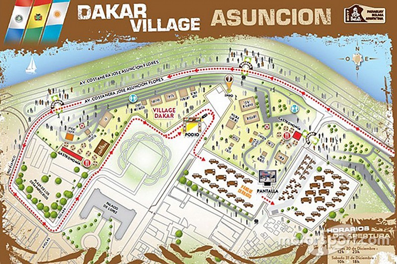 Todo listo en Paraguay para el arranque del Dakar