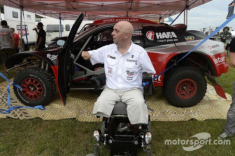 La epopeya de competir en el Dakar sin brazos ni piernas