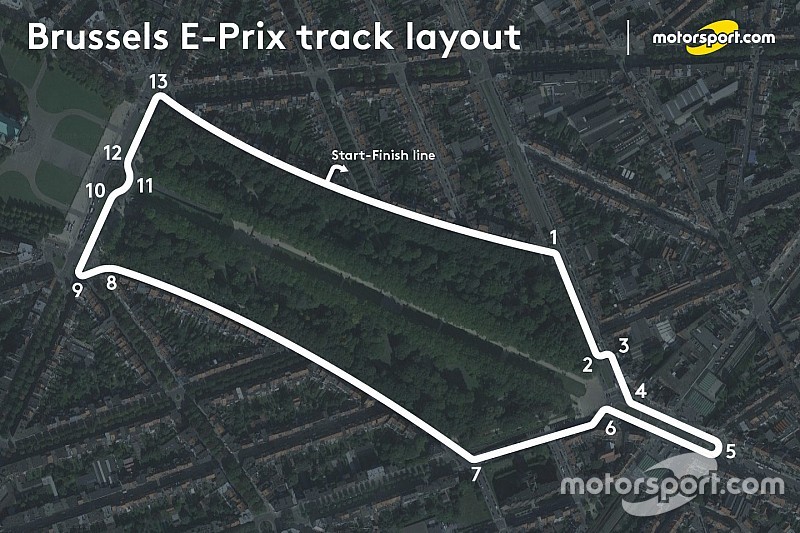 ePrix di Bruxelles, layout del circuito