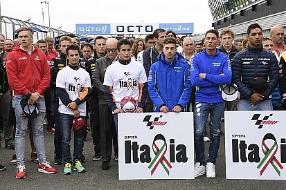 La MotoGP dona oltre 12.000 euro ai terremotati del centro Italia