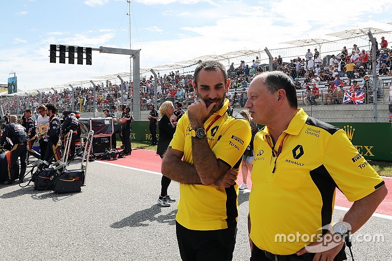 Cyril Abiteboul, Renault Sport F1 et Frederic Vasseur, Renault Sport F1