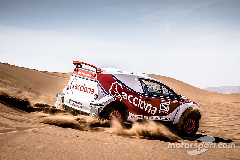 ACCIONA 100% EcoPowered: az első elektromos autó, ami célba ért a Dakaron
