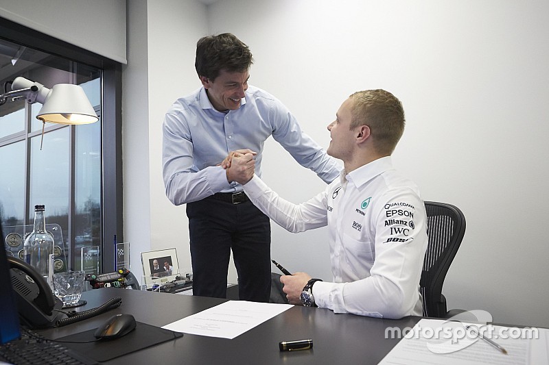 【F1】メルセデス、2018年を見据えたボッタスとの1年契約示唆
