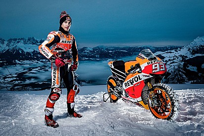 VÍDEO: Marc Márquez anda com Honda na neve