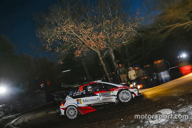 【WRC】開幕戦Day1トヨタ:ハンニネン3番手でヤリスWRCに手応え