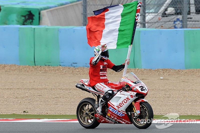 Célébration d'après-course : Troy Bayliss