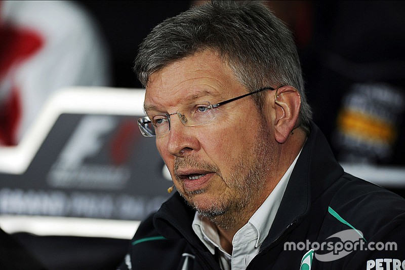 Ross Brawn, jefe de equipo del Mercedes AMG F1 Team, en la rueda de prensa de la FIA