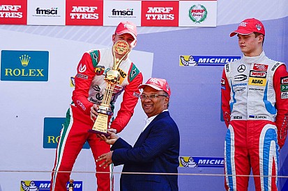 Schumacher fia rajt-cél győzelmet szerzett az indiai F1-es pályán