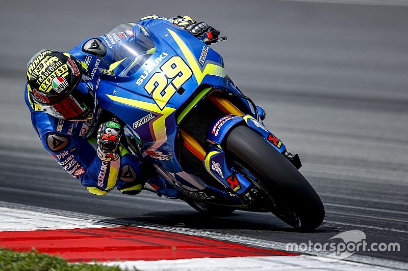 【MotoGP】公式テスト2日目:スズキのイアンノーネ最速。ラバト負傷
