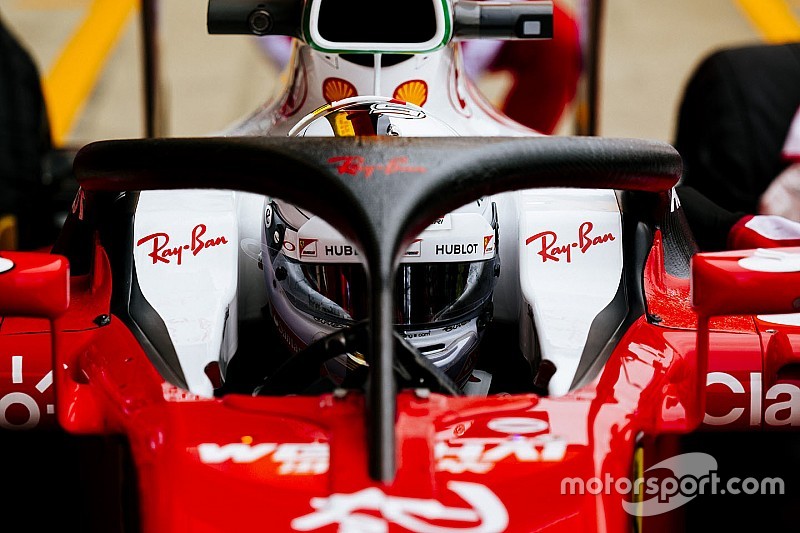 Sebastian Vettel, Ferrari SF16-H avec le Halo 2