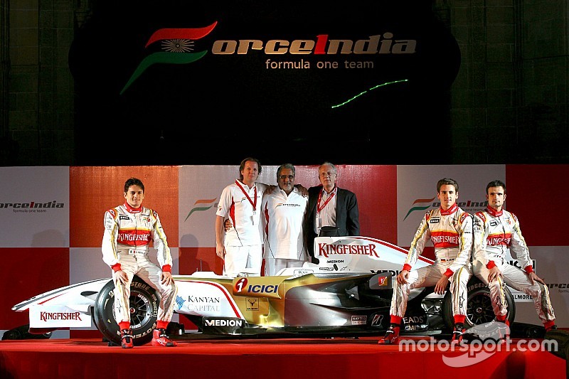 GALERÍA: A 8 años del lanzamiento del equipo Force India