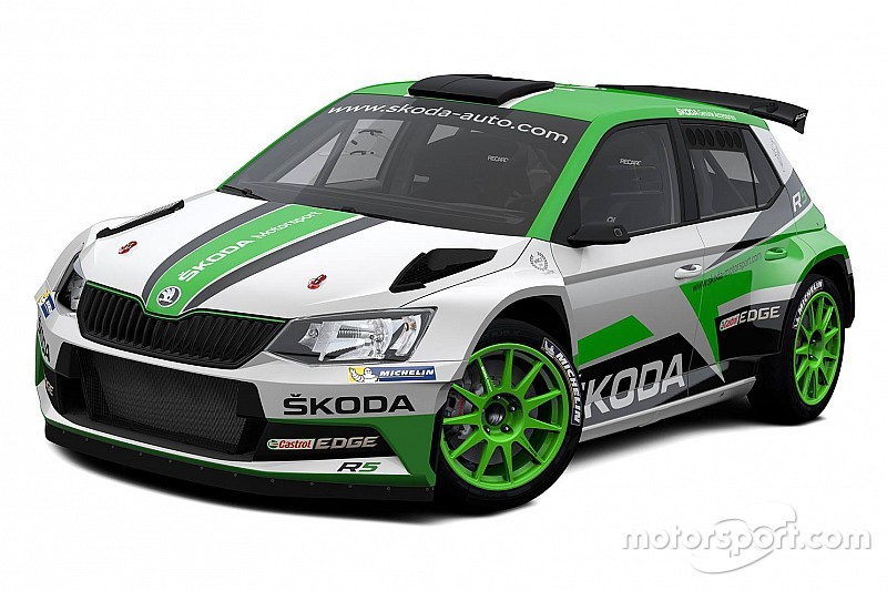 Skoda svela la livrea definitiva che userà nel Mondiale WRC2 2017