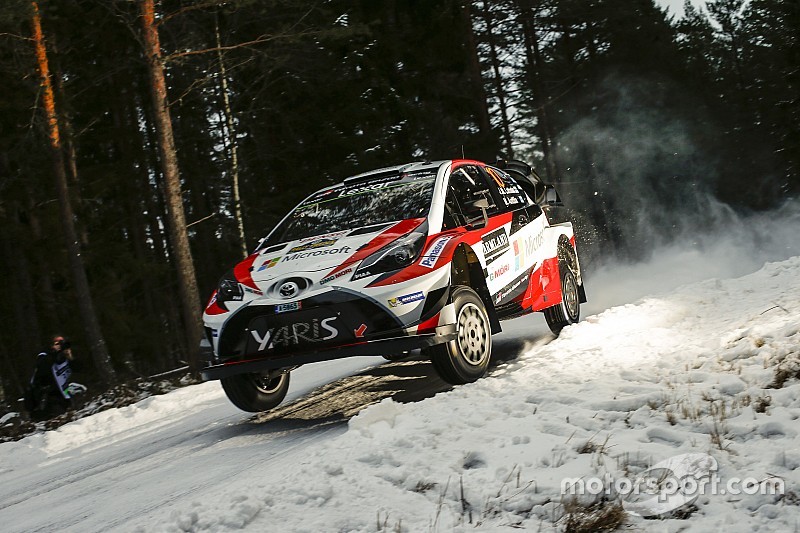 WRC: Toyota-Fahrer Latvala beim Auftakt der Rallye Schweden vorn