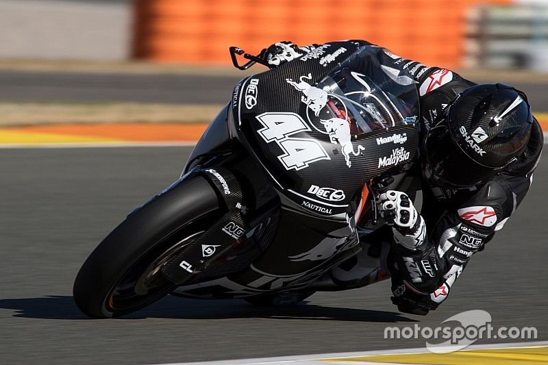 Los primeros test de Moto2 y Moto3 concluyen con KTM al mando y di Giannantonio lesionado