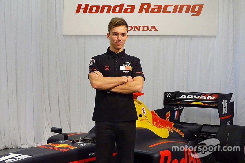 Gasly, confirmado con Mugen para la temporada 2017 de la Super Fórmula