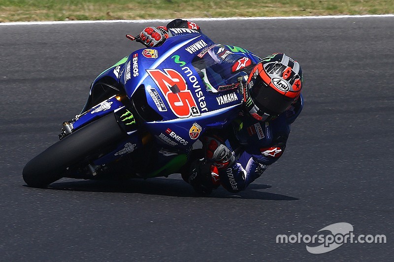 Devancé par Rossi, Viñales reste optimiste pour la suite des essais