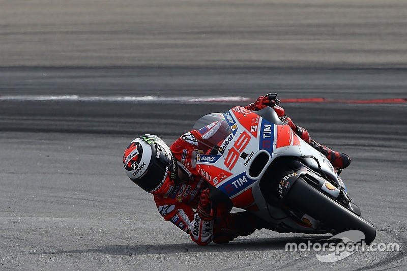 Lorenzo n'a pas pu attaquer en fin de journée