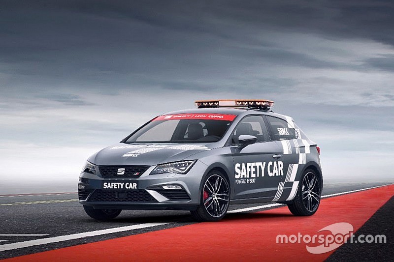 La SEAT Leon Cupra nouveau Safety Car du WSBK