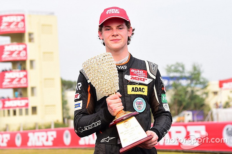 El hijo de Adrian Newey, campeón en India