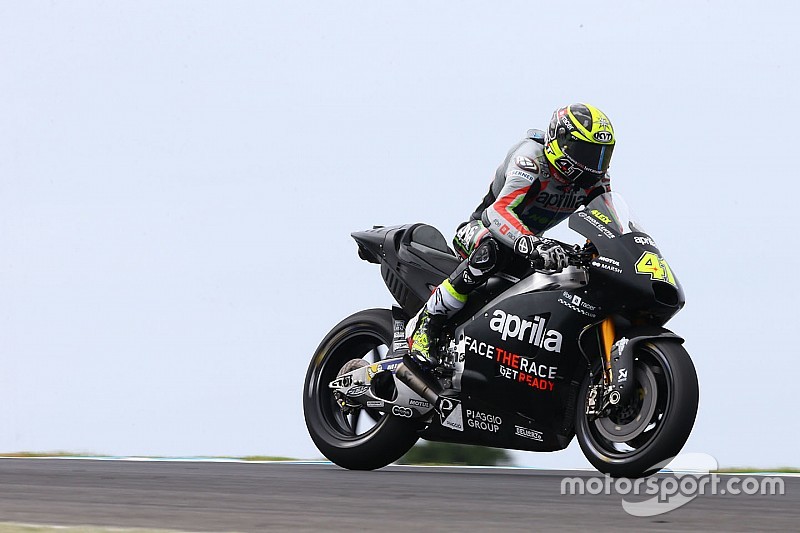 Espargaró agréablement surpris par la stabilité de l'Aprilia