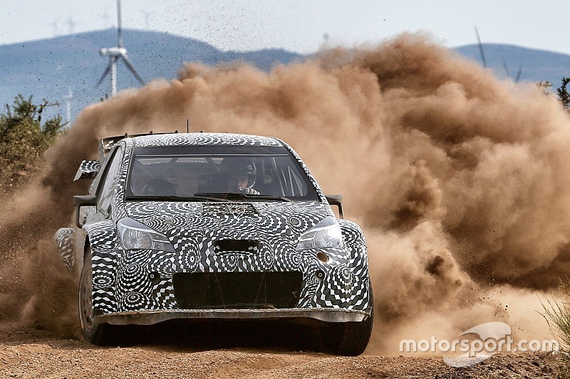 Testfahrten mit dem Toyota Yaris WRC 2017