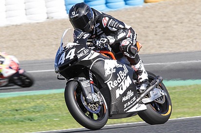 Oliveira y Canet lideran el arranque del test de Moto2 y Moto3 en Jerez