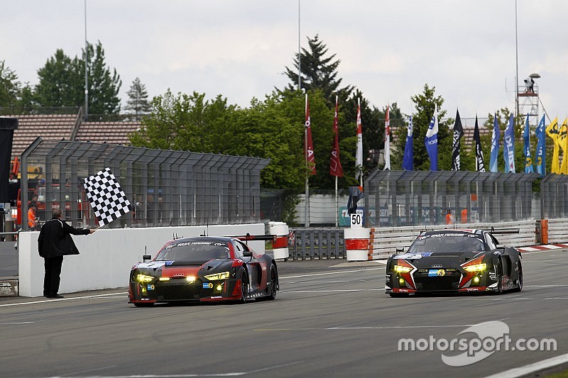 #1 Audi Sport Team WRT, Audi R8 LMS: Laurens Vanthoor, Christopher Mies, Nico Müller, Pierre Kaffer 