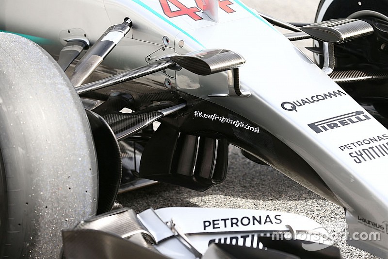 ¿Por qué Mercedes ya no lleva el mensaje de apoyo a Schumacher?
