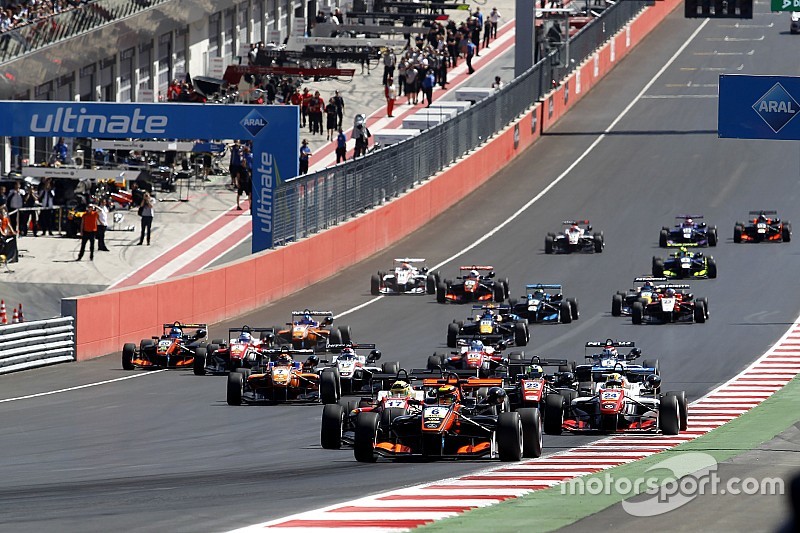 Callum Ilott, Van Amersfoort Racing Dallara F312 – Mercedes-Benz mène au départ