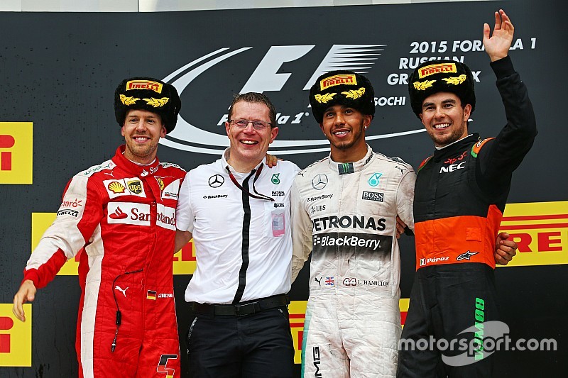 GALERI: Semua pemenang dan peraih podium GP Rusia