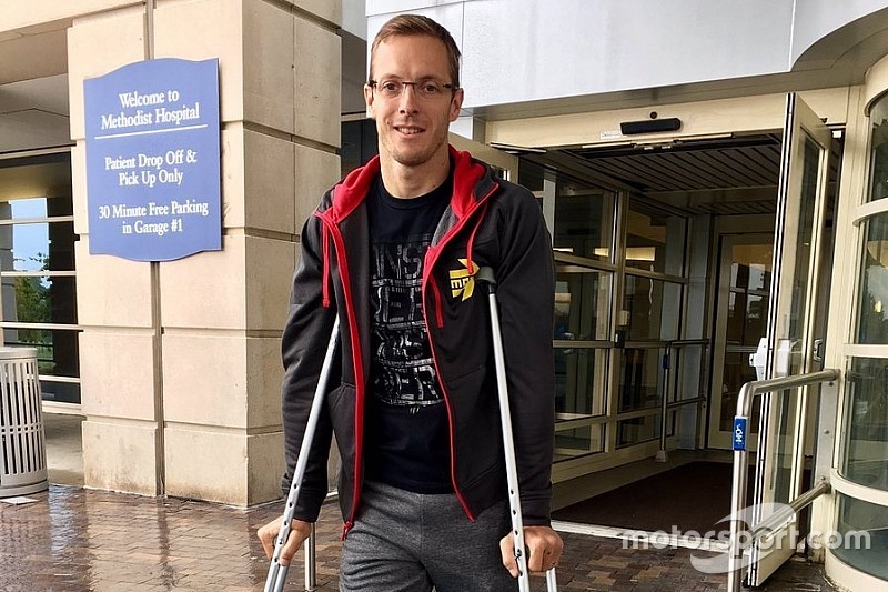 Bourdais recebe alta de hospital e volta para casa