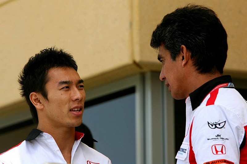 Takuma Sato and Aguri Suzuki