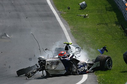 Galería: el impactante accidente de Kubica en Montreal